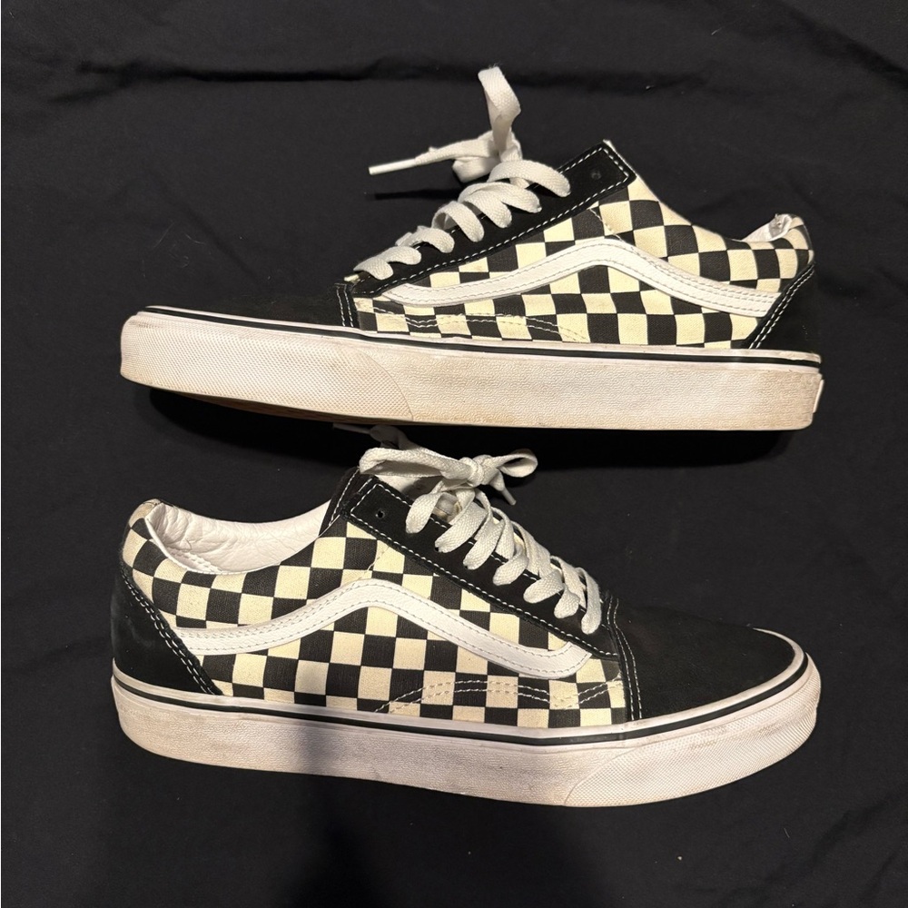 Vans Old Skool Checkered B&W Mens